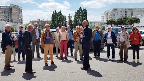 Z2205-30 GDGW St Nazaire 40 Groupe devant la base sous-marine