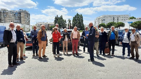 Z2205-30 GDGW St Nazaire 41 Groupe devant la base sous-marine